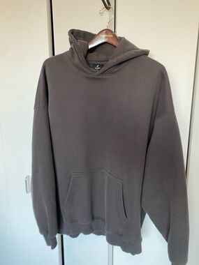 Concept Global Men's Oversized Anthracite Pullover Hoodie Sweatshirt XL